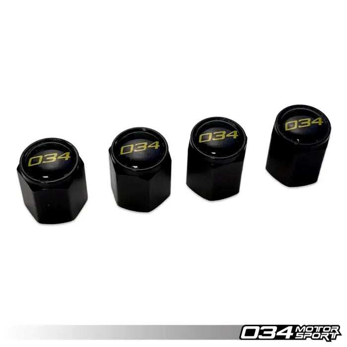 034Motorsport Aluminum Valve Stem Cap Set - Performance HQ - United Kingdom