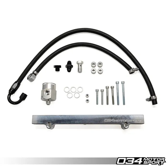 034Motorsport VAG Billet Aluminum Drop-In High-Flow Fuel Rail Upgrade Kit