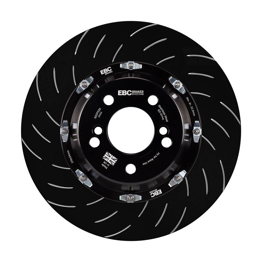 EBC Brakes 370x24mm Rear Racing 2-Piece Floating Brake Discs (Pair) – SG2F020