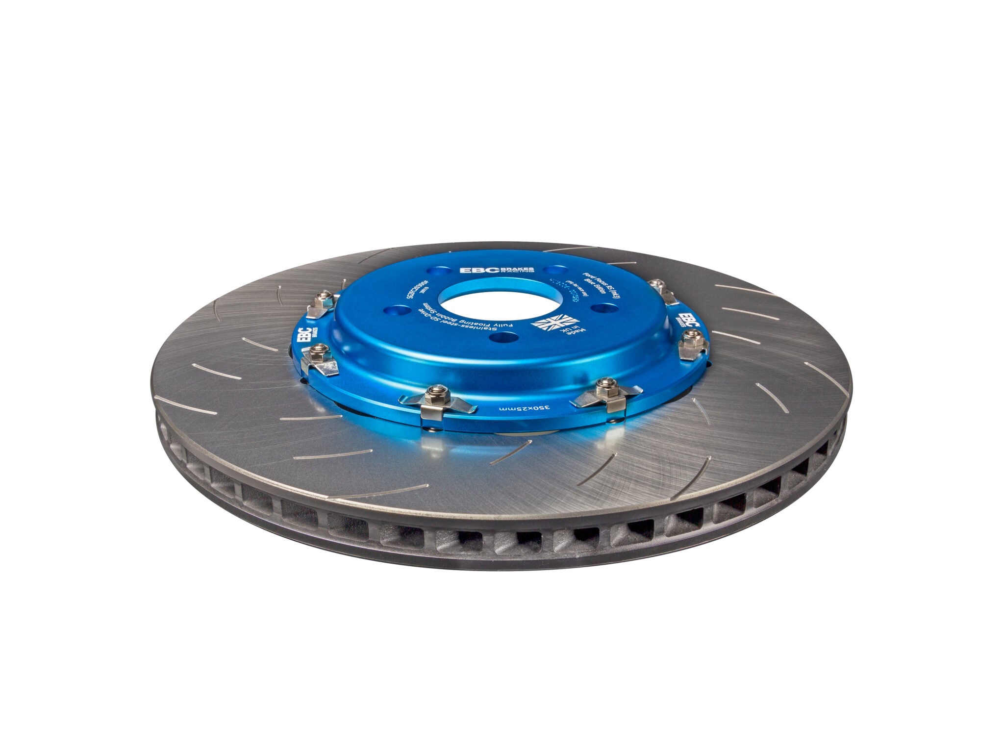 EBC Brakes 350x25mm Front Racing 2-Piece Floating Brake Discs – Blue Centre Hub Option (Pair) – SG2FC2030SF