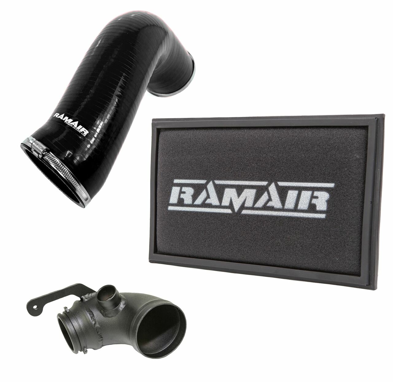 Ramair Audi A3 S3 TSI MQB Panel Air Filter Intake Pipe Air Hose & Turbo Elbow – RPF3129RIPBKTI