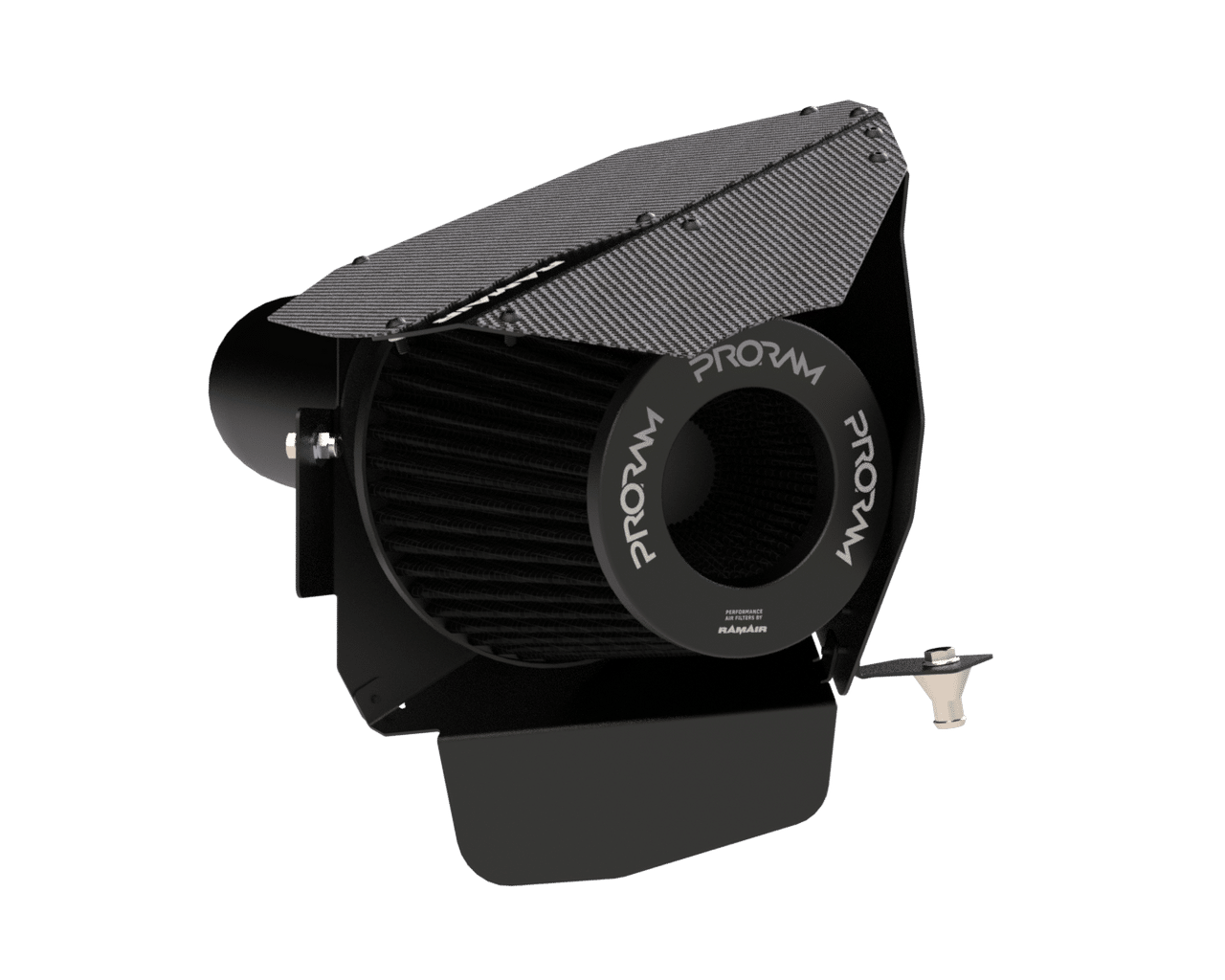 Ramair PRORAM Air Intake Kit with Carbon Lid BMW M135iM235i M2 3.0T (Pleated Filter)