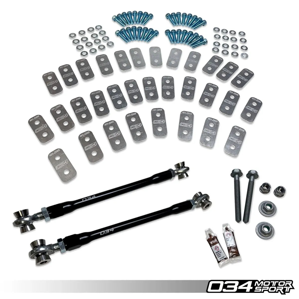 034Motorsport Dynamic+ Camber Toe Kit, Gen 1 & Gen 1.5 Audi R8 (4.2 V8 & 5.2 V10)