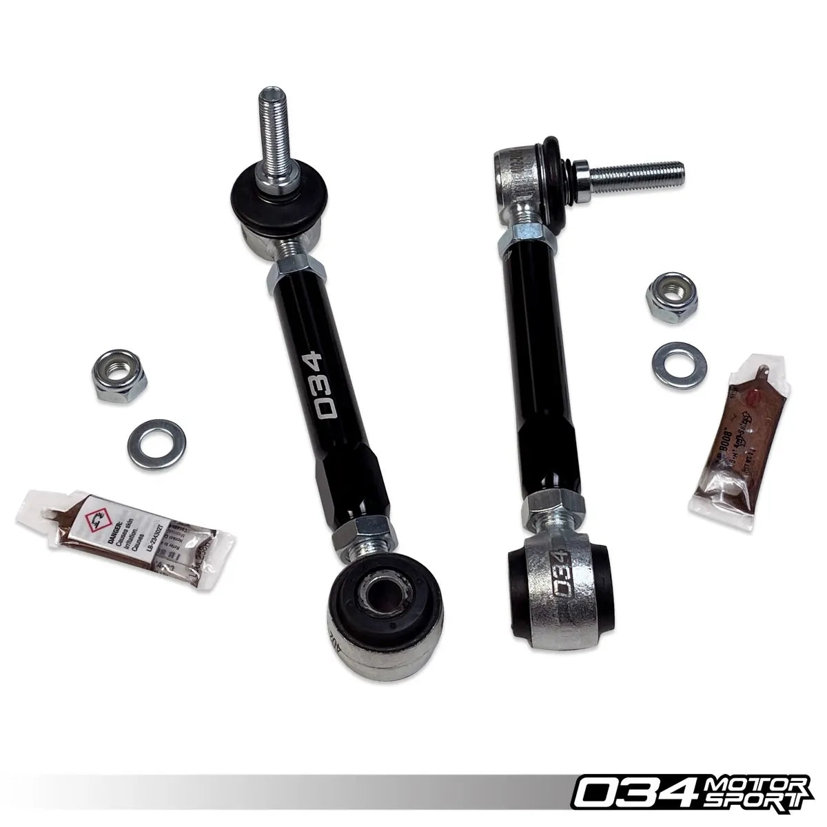 034Motorsport Dynamic + Adjustable Front Anti Roll Bar Links – B8/B9 Audi