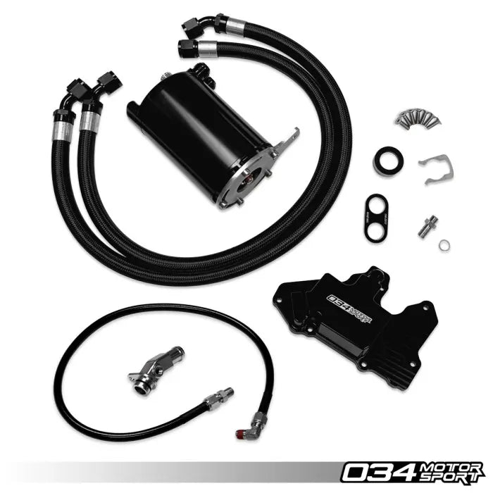 034Motorsport VAG A3/Golf (8V/8V.5/Mk7) Stage 2 Billet Catch Can Kit (FWD)