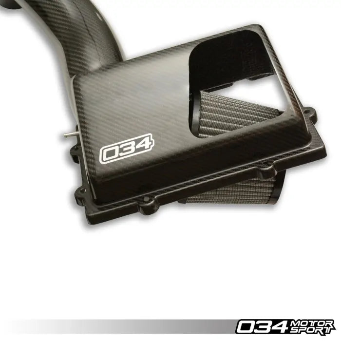034Motorsport X34 Carbon Fiber MQB Open-Top Cold Air Intake System, 8V Audi A3/S3/TT/TTS, MkVII VW Golf/GTI/R & MkVII VW GLI, 1.8T/2.0T Gen 3