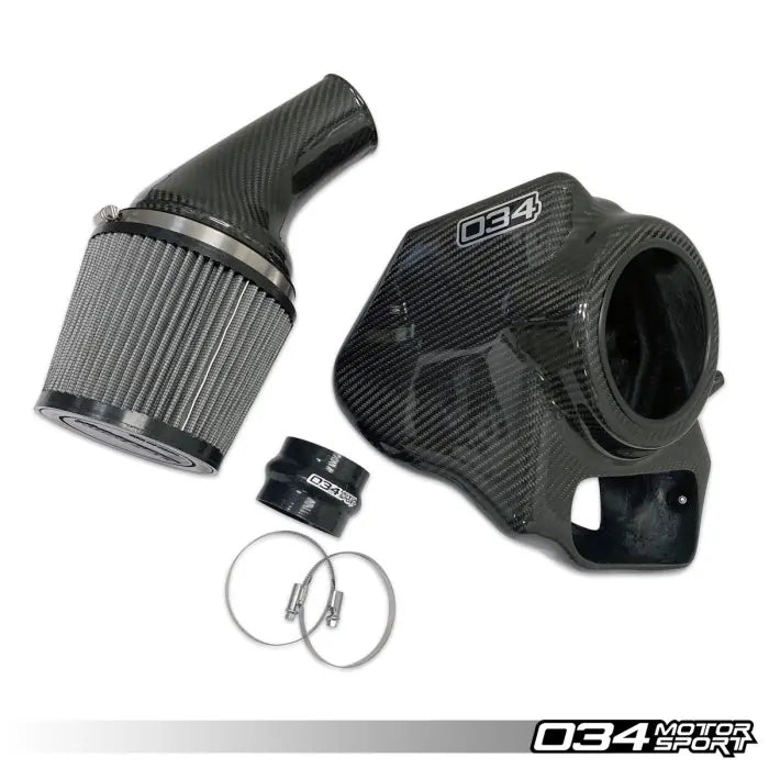 034Motorsport X34 Carbon Fiber Full Intake System, B9/B9.5 Audi S4/S5 3.0 TFSI