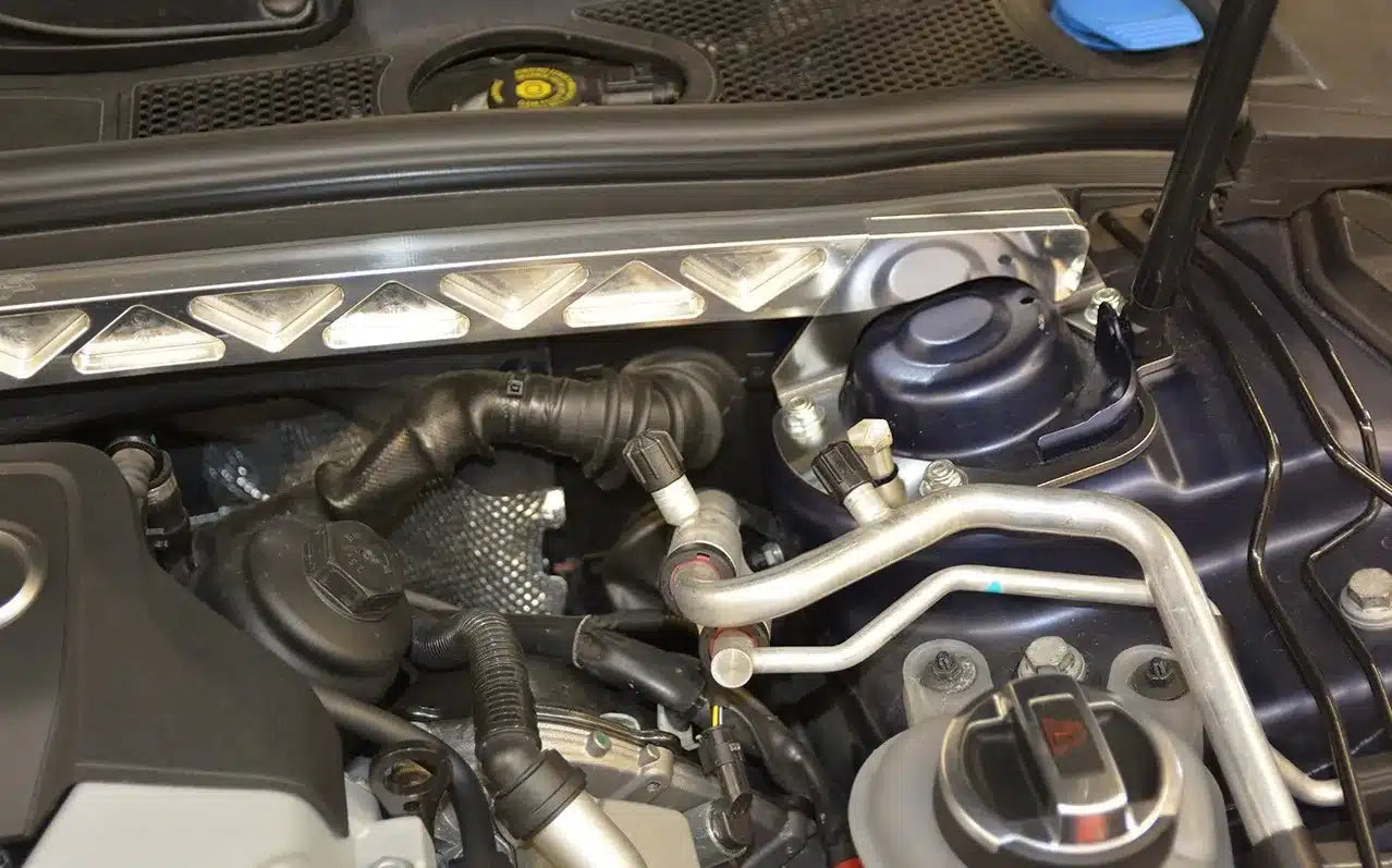 034Motorsport Audi B8 A4/S4/A5/S5, Allroad, Billet Aluminum Front Strut Brace
