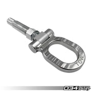 034Motorsport Stainless Steel Tow Hook – 105mm for Audi MQB/B8/B8.5/B9 and Volkswagen MQB