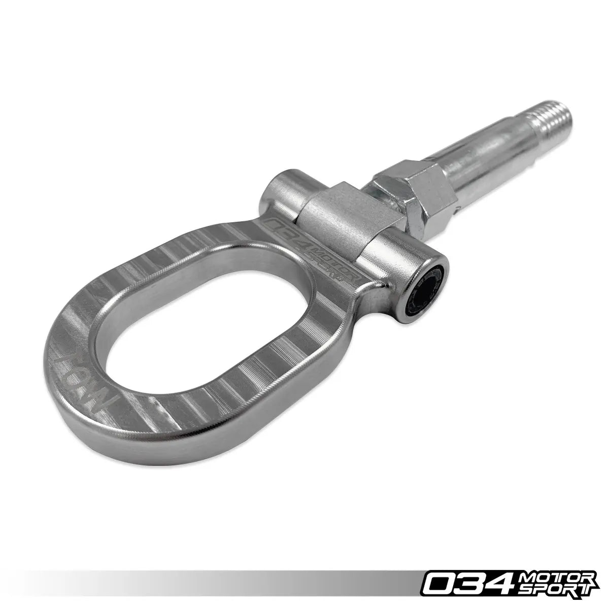 034Motorsport Stainless Steel Tow Hook – 105mm for Audi MQB/B8/B8.5/B9 and Volkswagen MQB
