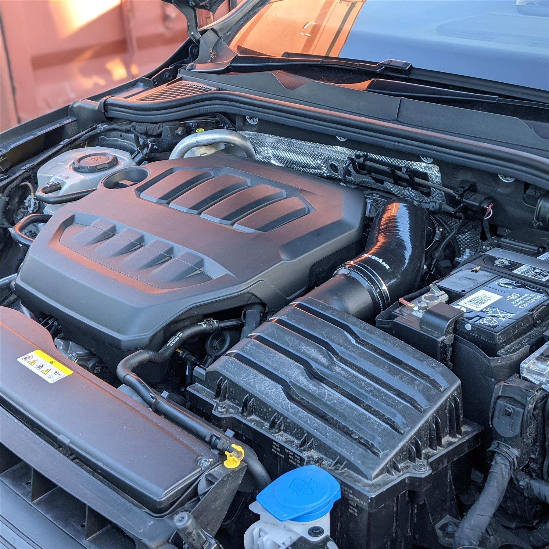 Black Ramair Silicone Intake Hose for VW MK8 Golf GTi - 245bhp 2.0 TSI Only - Performance HQ - United Kingdom
