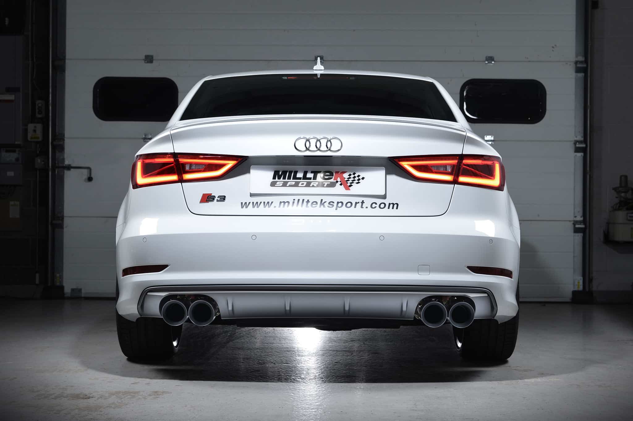 Milltek Sport Audi S3 (8V) Saloon/Cabrio Non-Resonated Cat/GPF-Back Exhaust