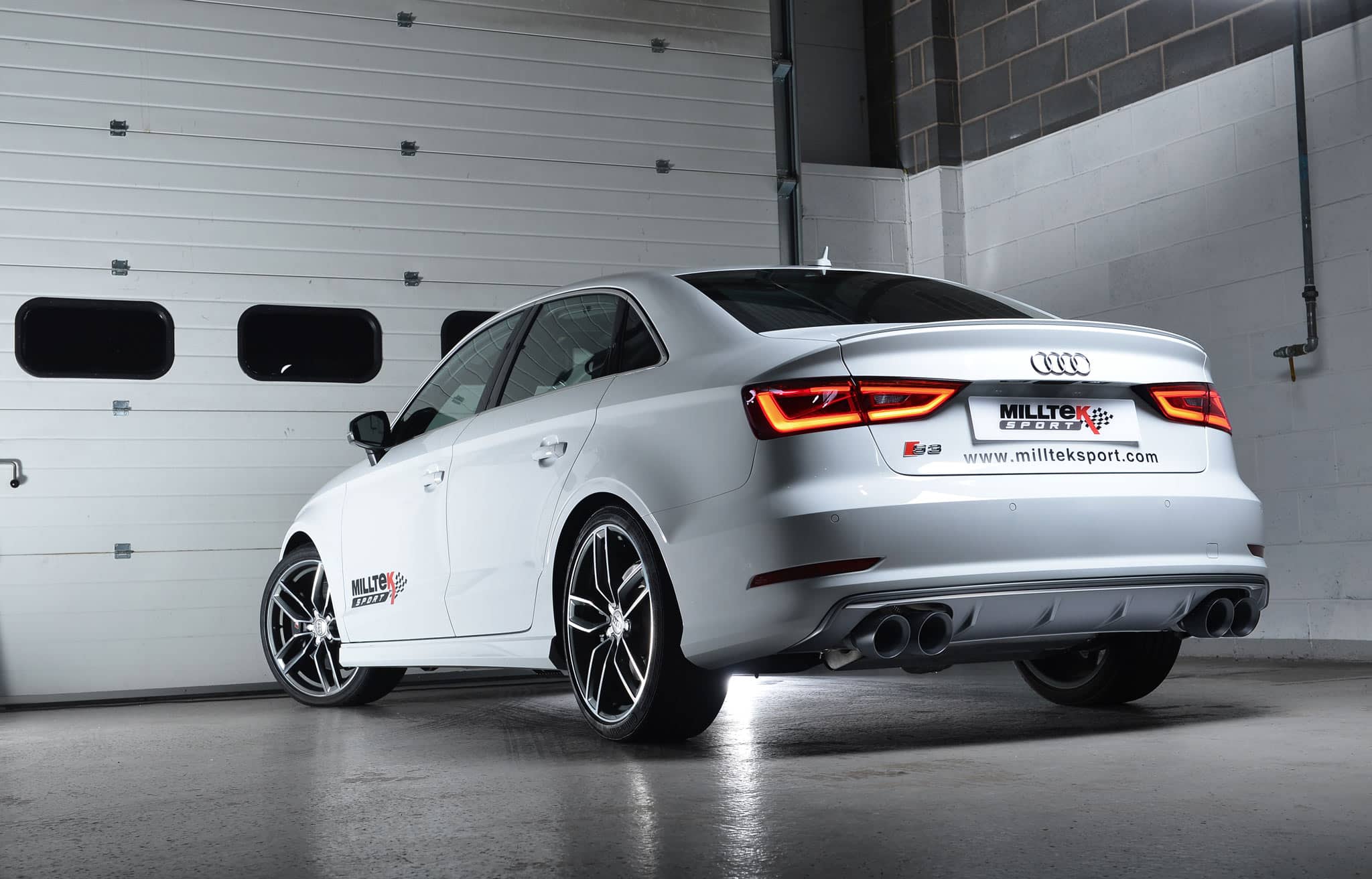 Milltek Sport Audi S3 (8V) Saloon/Cabrio Resonated Cat-Back Exhaust