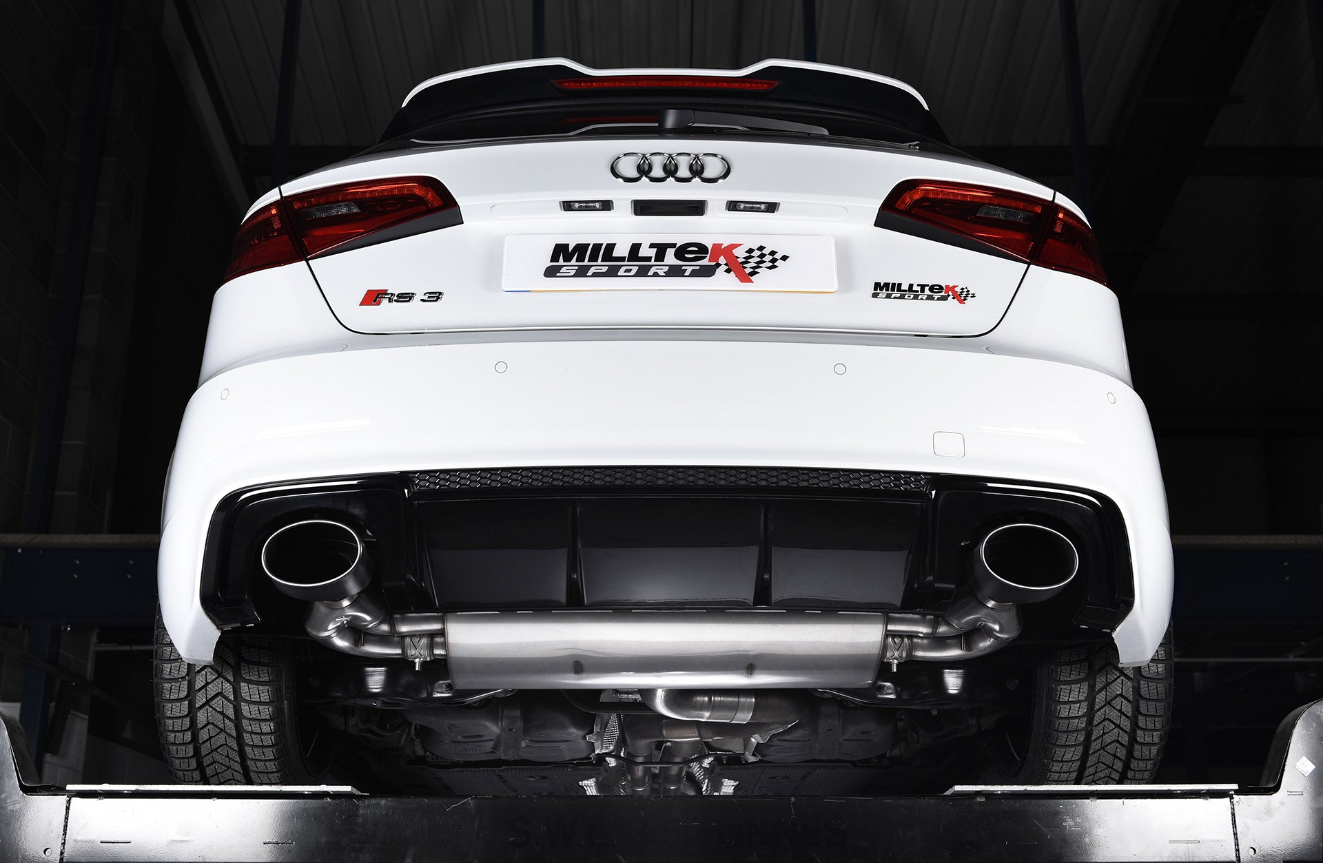 Milltek Sport Audi RS3 (8V) Pre-Facelift 80MM Cat-Back Exhaust