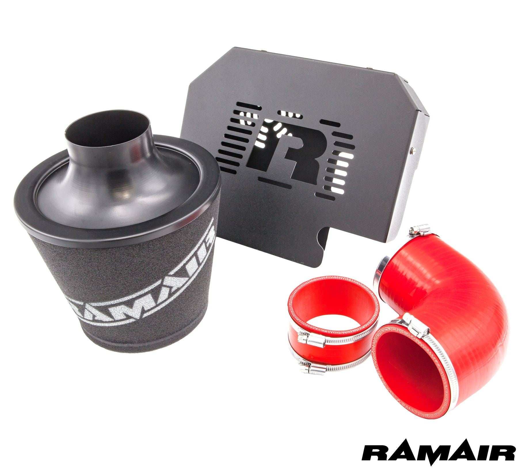 Performance Foam Induction Kit for MK2 Focus ST with ECU Holder - Red Hoses - Performance HQ - United Kingdom