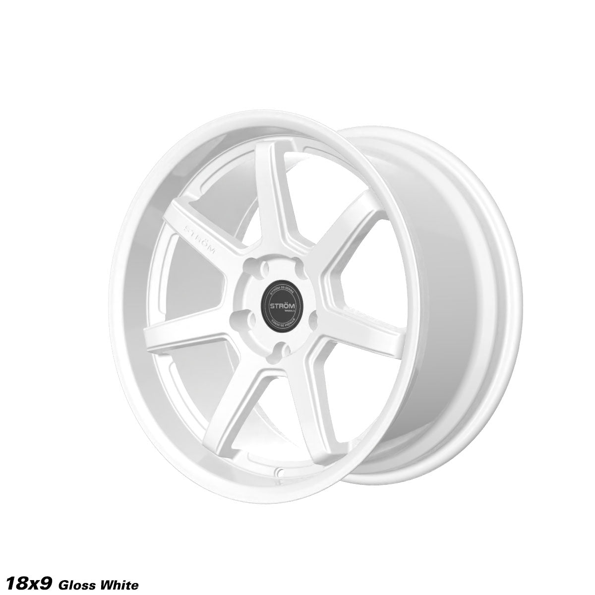 Strom DS-15 18x9 ET33 5x100 Full Gloss White