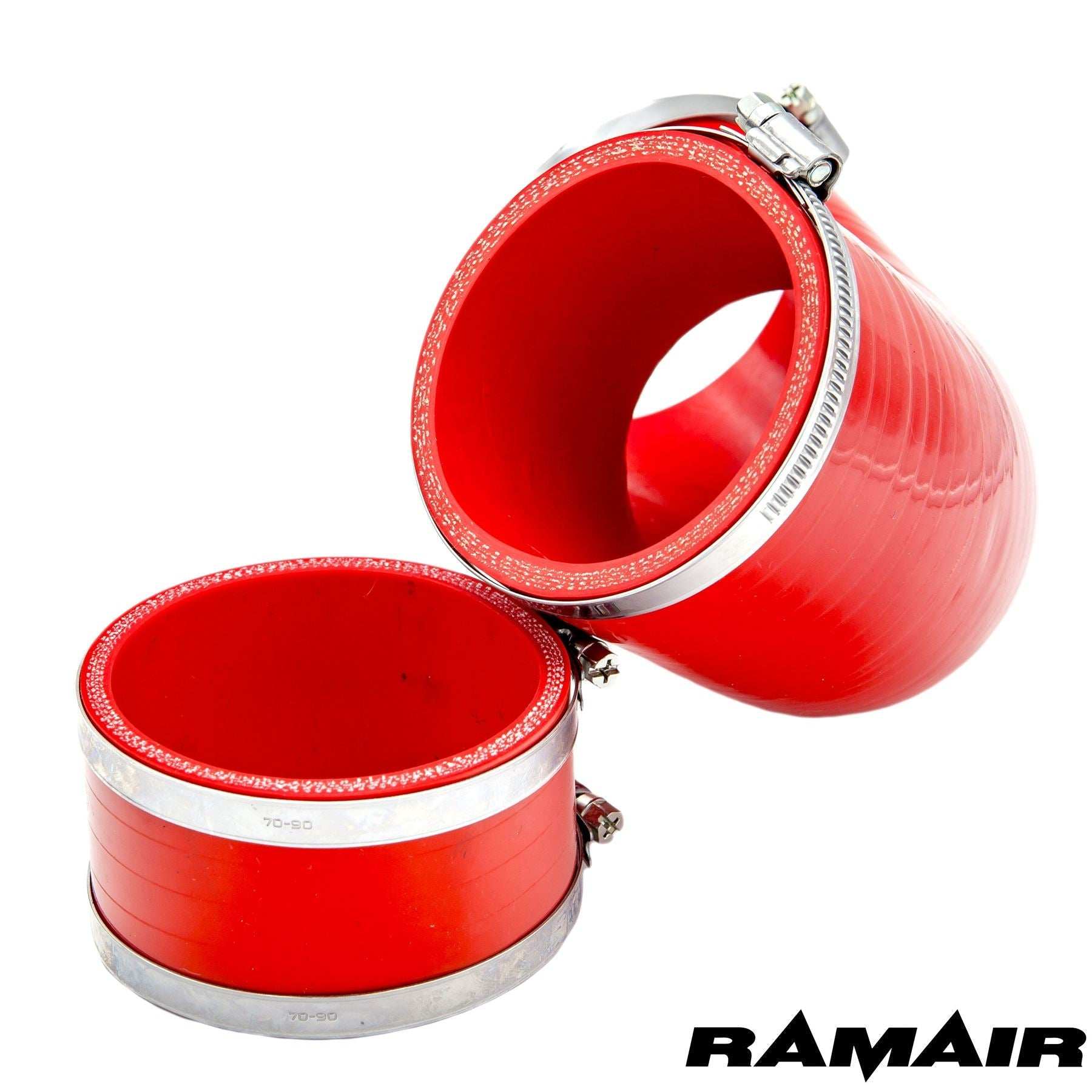 Performance Foam Induction Kit for MK2 Focus ST with ECU Holder - Red Hoses - Performance HQ - United Kingdom