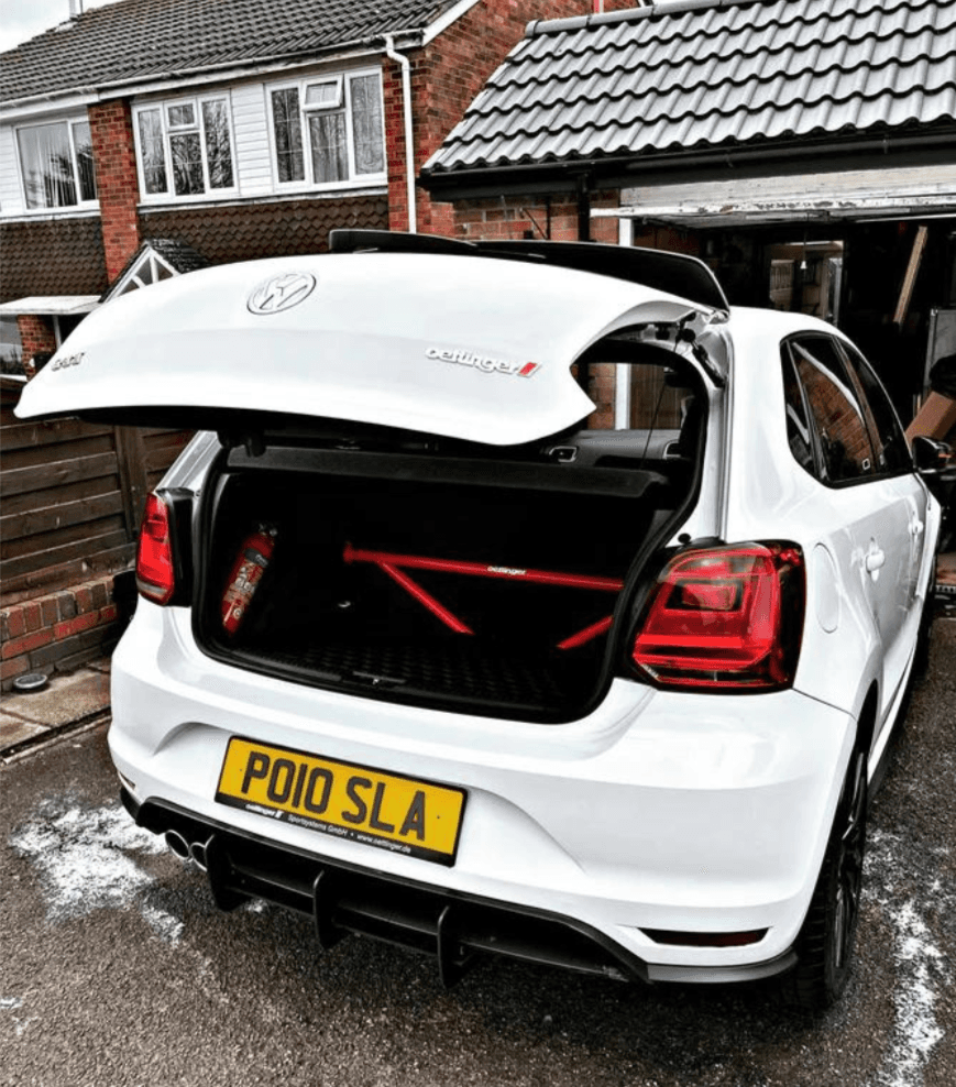 KBrace - Volkswagen Polo GTI MK5 6C & 6R Rear Strut Brace - Performance HQ - United Kingdom