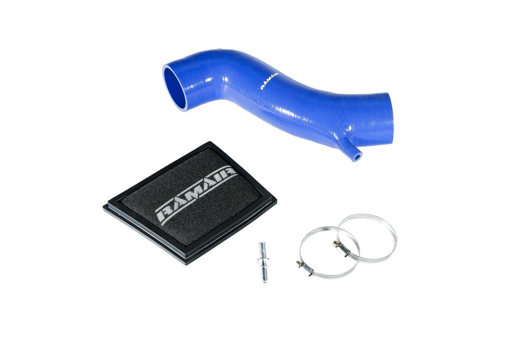 Ramair Foam Direct Panel Air Filter & Intake Hose for MK7 Ford Fiesta ST - Blue - Performance HQ - United Kingdom