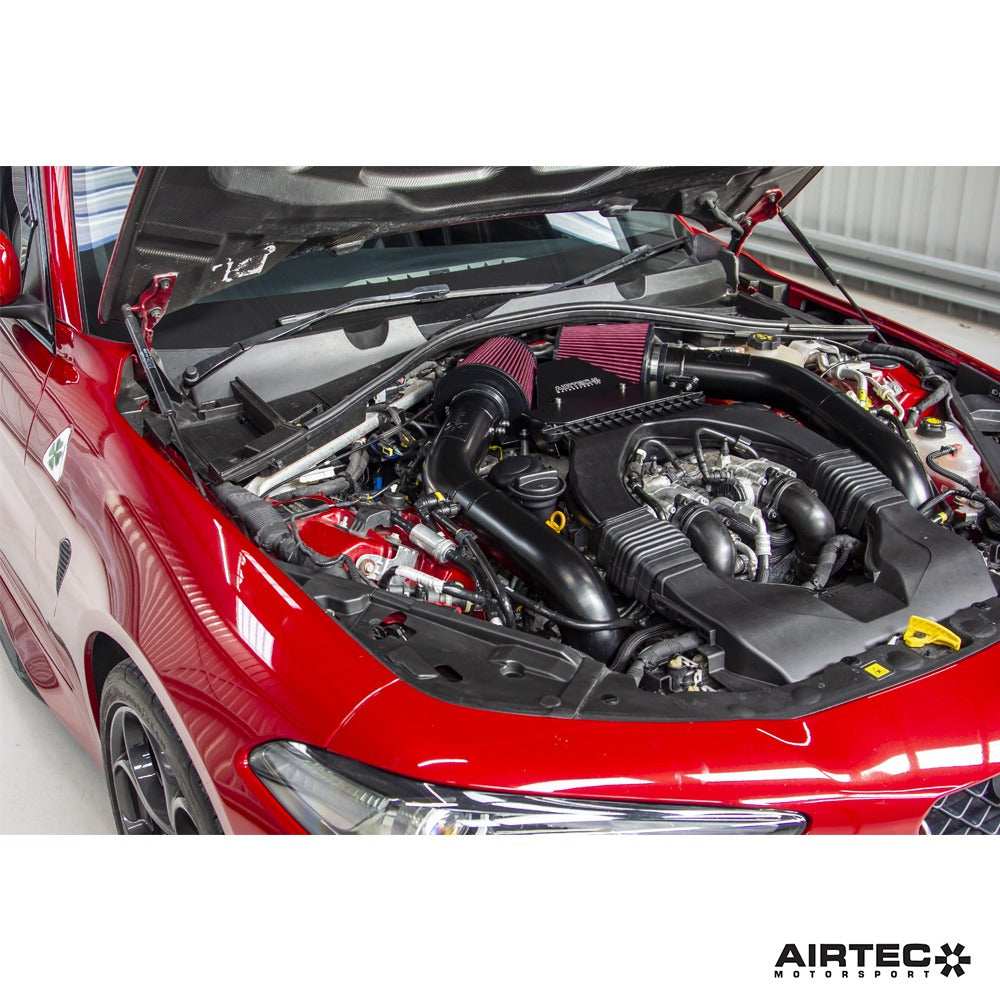 AIRTEC Motorsport Induction Kit for Alfa Romeo Giulia Quadrifoglio 2.9 V6 - Performance HQ - United Kingdom