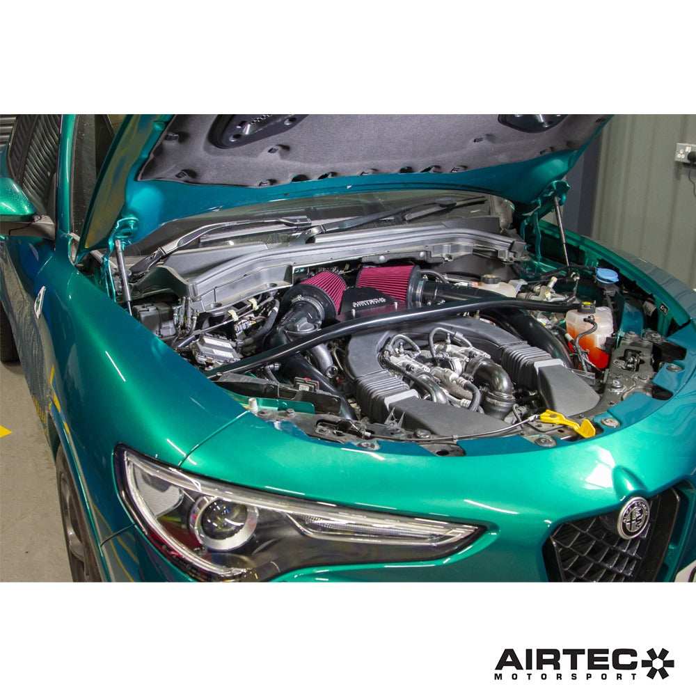 AIRTEC Motorsport Induction Kit for Alfa Romeo Stelvio Quadrifoglio 2.9 V6 - Performance HQ - United Kingdom