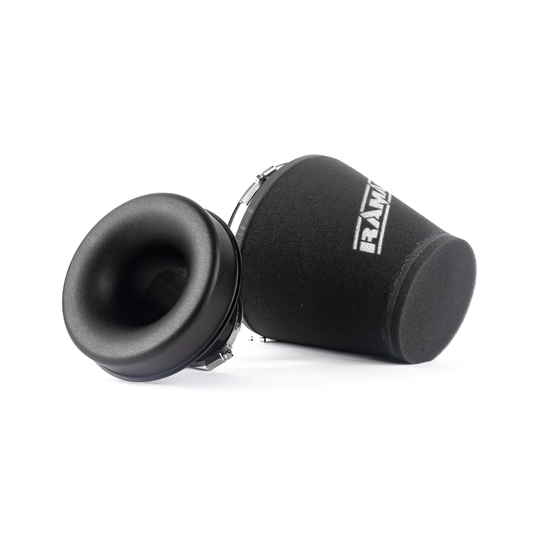 Ramair 102mm (4inch) ID Neck Large Cone Air Filter with Velocity Stack and Coupling