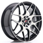 JR Wheels JR18 17x7 ET40 4x100/114 Black Machined Face - Performance HQ - United Kingdom