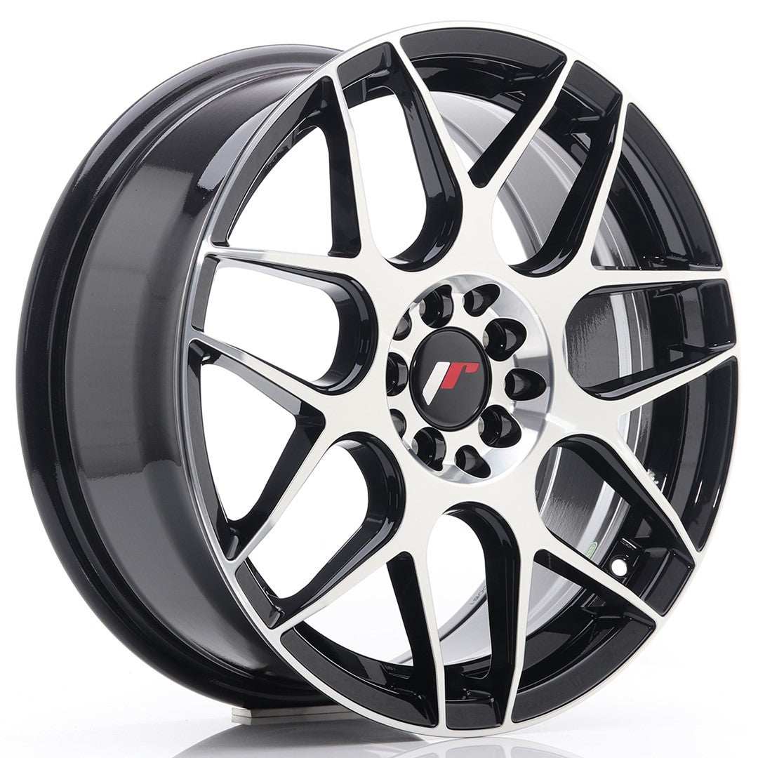 JR Wheels JR18 17x7 ET40 4x100/114 Black Machined Face - Performance HQ - United Kingdom