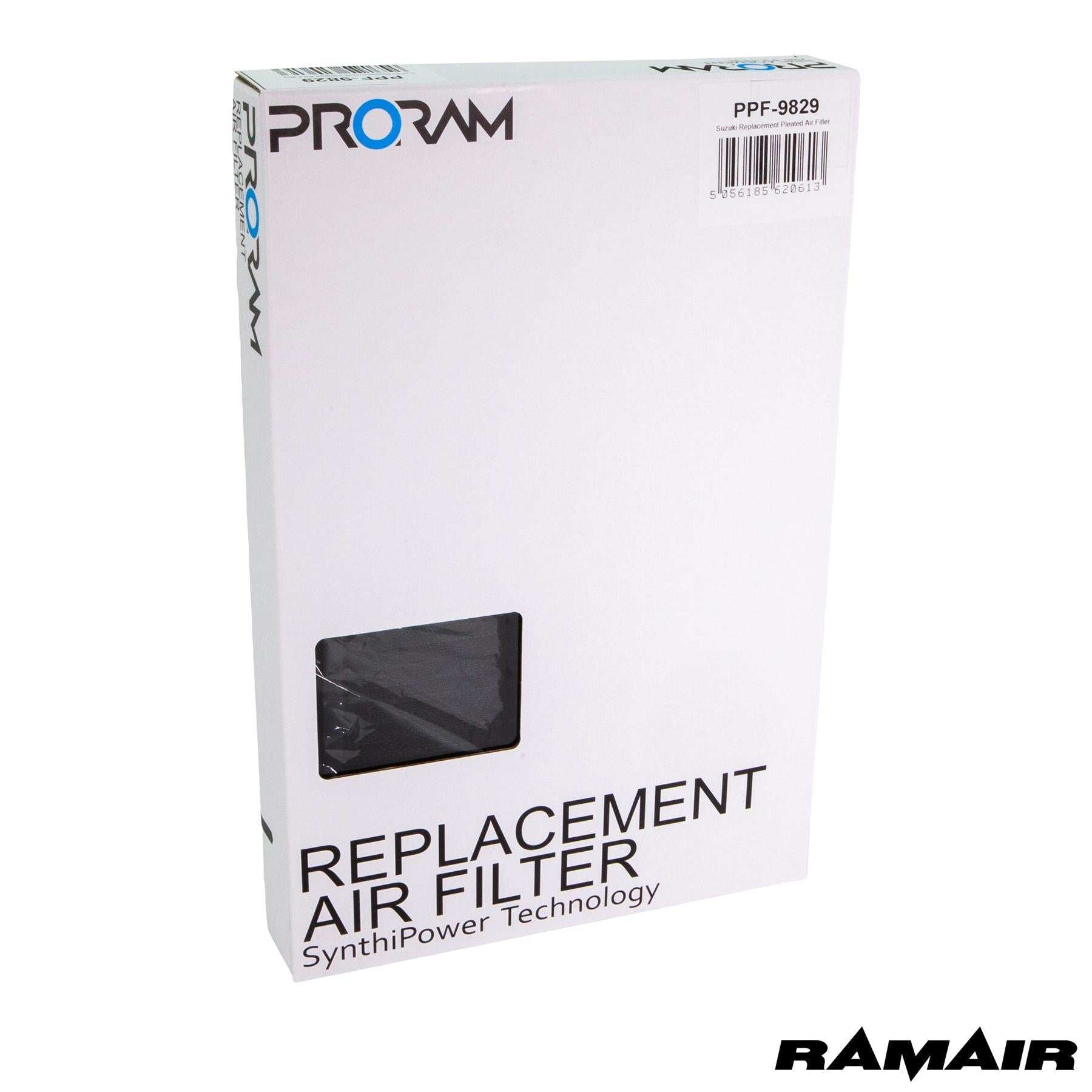 Performance Pleated Replacement Air Filter for Suzuki Swift 1.0 Boosterjet - Performance HQ - United Kingdom