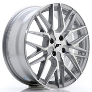 JR Wheels JR28 17x7 ET40 4x100 Silver Machined Face
