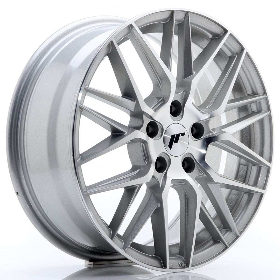 JR Wheels JR28 17x7 ET40 5x112 Silver Machined Face - Performance HQ - United Kingdom