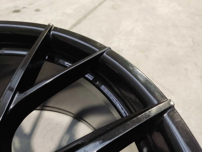 Set of JR42 20x9 ET20 + 20x10 ET30 5x120 Gloss Black