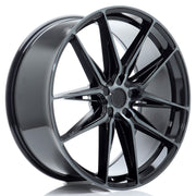 JR Wheels JR44 22x10 ET20-46 5H BLANK Black Machined w/ Tinted Face