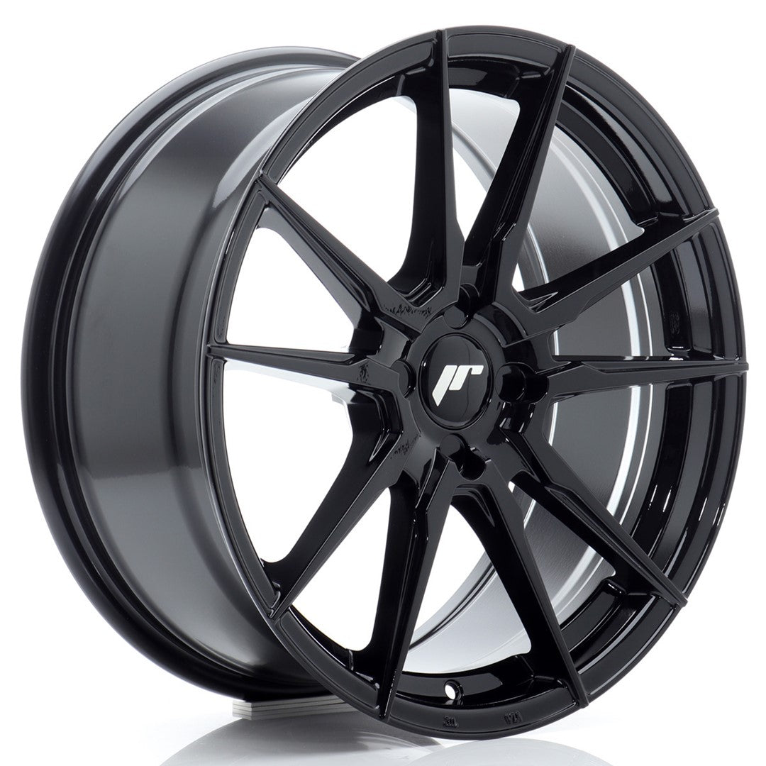 JR Wheels JR21 18x8 ET20-40 4H BLANK Gloss Black