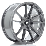 JR Wheels JR21 18x8 ET20-40 4H BLANK Hyper Gray
