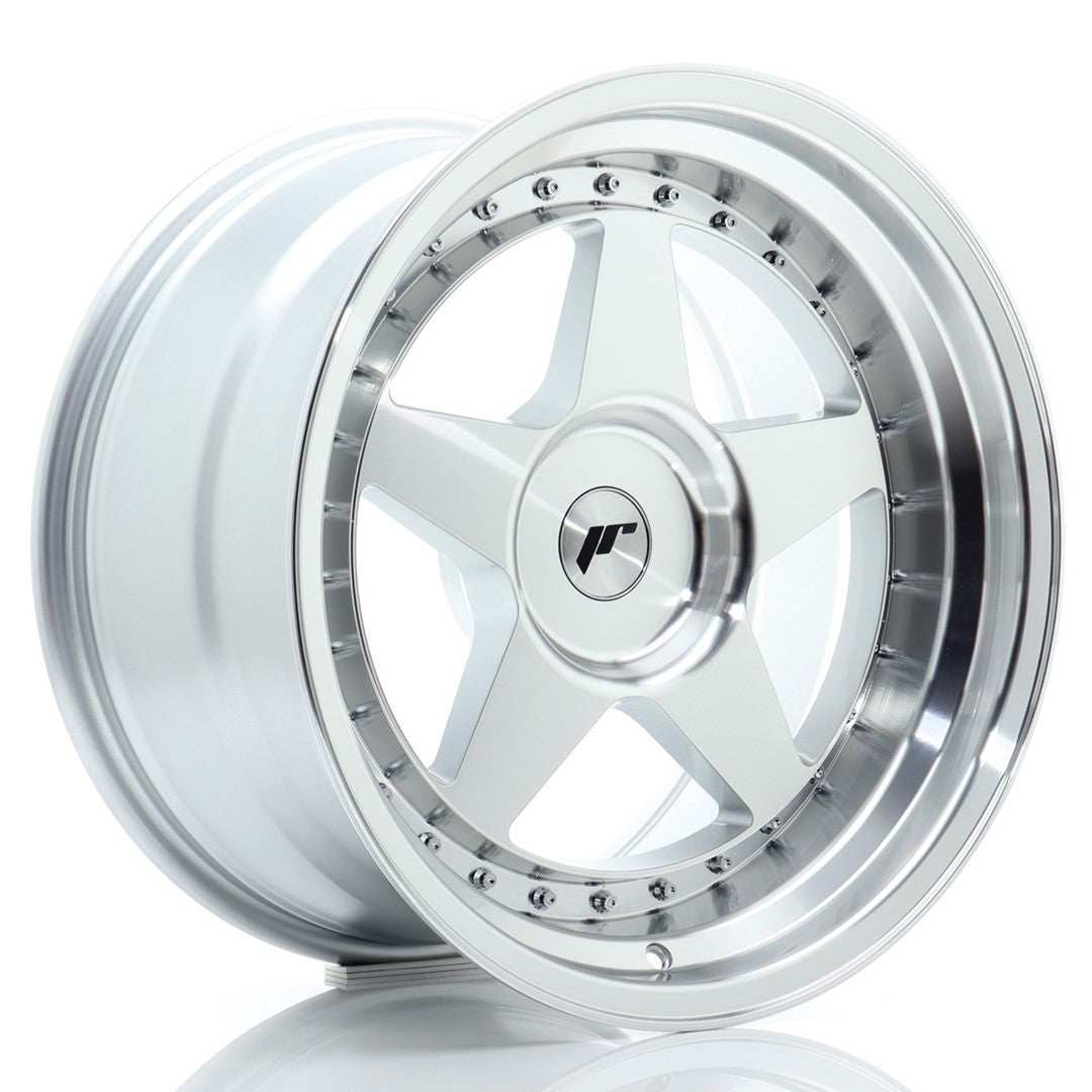 JR Wheels JR6 18x10,5 ET0-25 BLANK Silver Machined Face - Performance HQ - United Kingdom