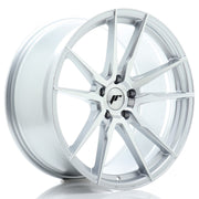 JR Wheels JR21 20x10 ET40 5x120 Silver Machined Face