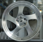 JR Wheels JR15 19x10 Silver Machined