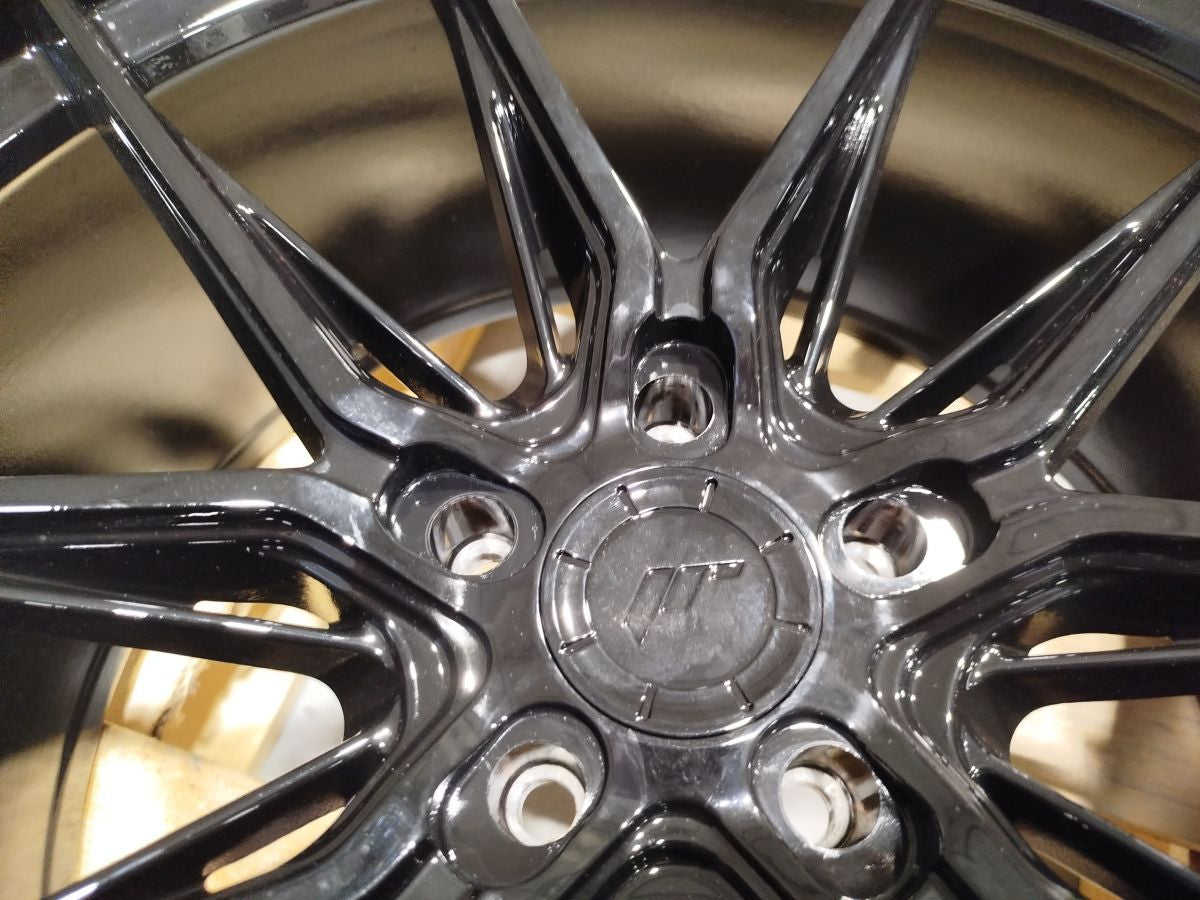Set of JR44 20x10 ET24 5x112 Gloss Black