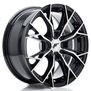 JR Wheels JR49 16x7 ET20-42 4H BLANK Gloss Black Machined Face