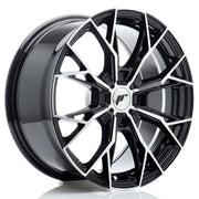 JR Wheels JR49 17x8 ET20-40 4H BLANK Gloss Black Machined Face