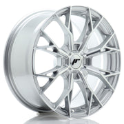 JR Wheels JR49 17x8 ET20-40 4H BLANK Silver Machined Face