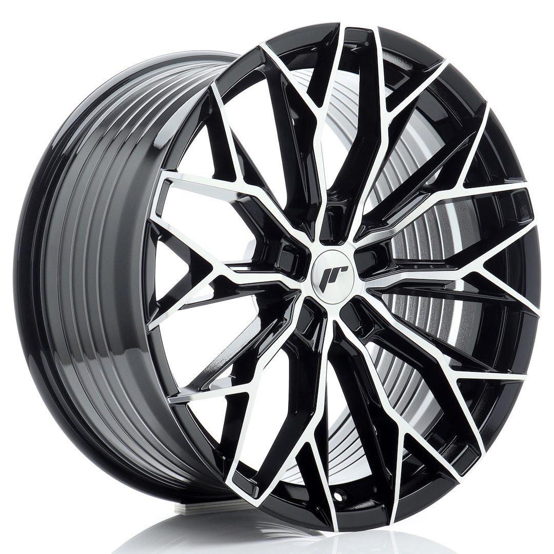 JR Wheels JR49 20x10 ET20-48 5H BLANK Gloss Black Machined Face