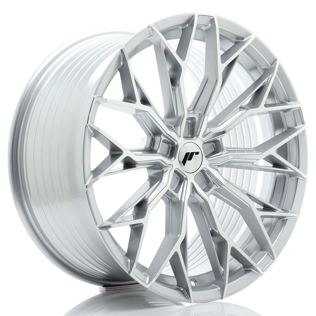 JR Wheels JR49 20x10 ET20-48 5H BLANK Silver w/ Machined Face