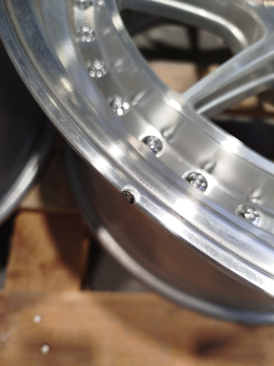 Set of JR47 19x9 ET20 + 19x10 ET29 5x120 Silver Machined Face