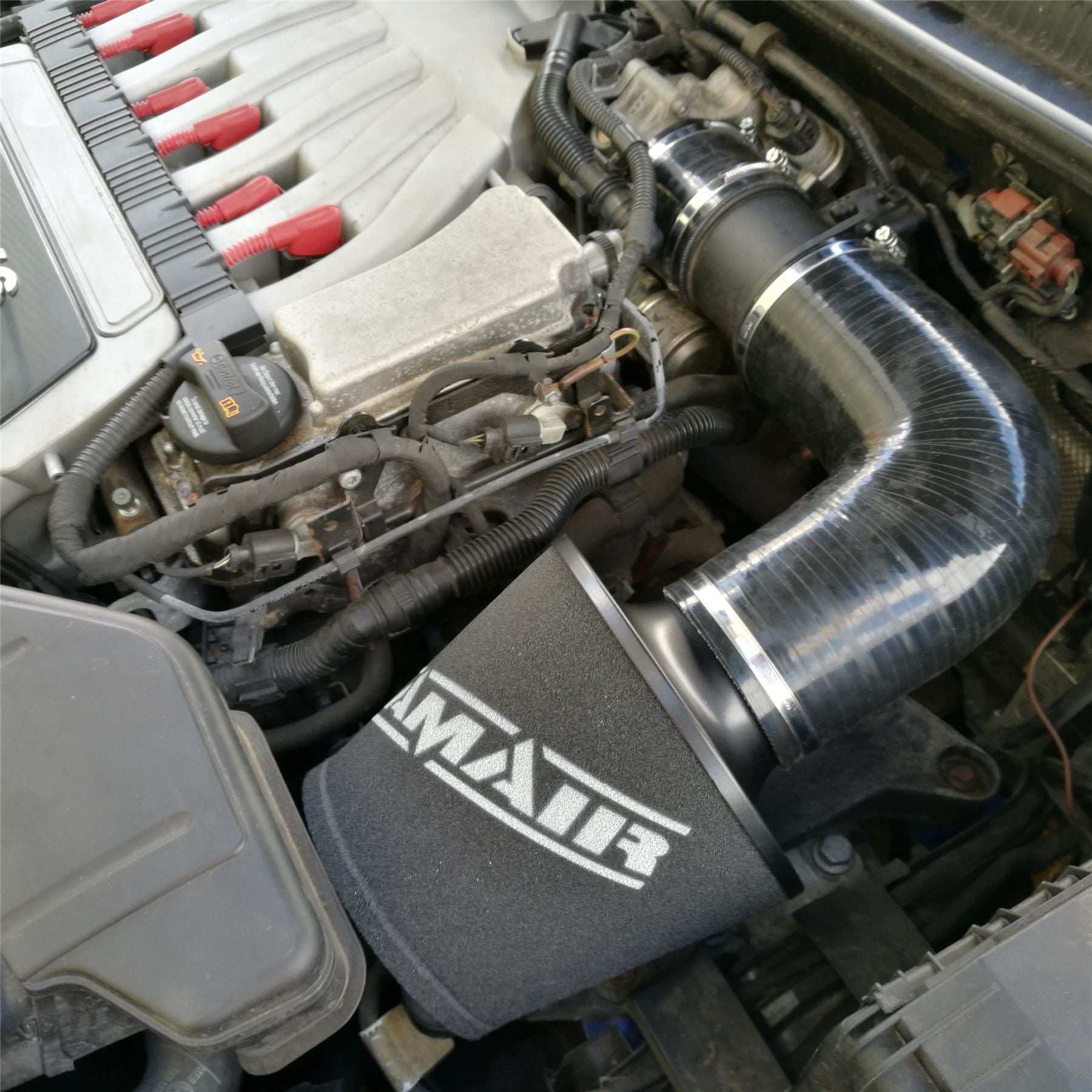 Performance Foam Induction Kit for VW MK5 Golf R32 3.2 V6 - Red Hoses - Performance HQ - United Kingdom