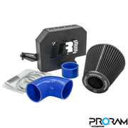 Performance Pleated Induction Kit for MK2 Focus ST with ECU Holder - Blue Hoses - Performance HQ - United Kingdom