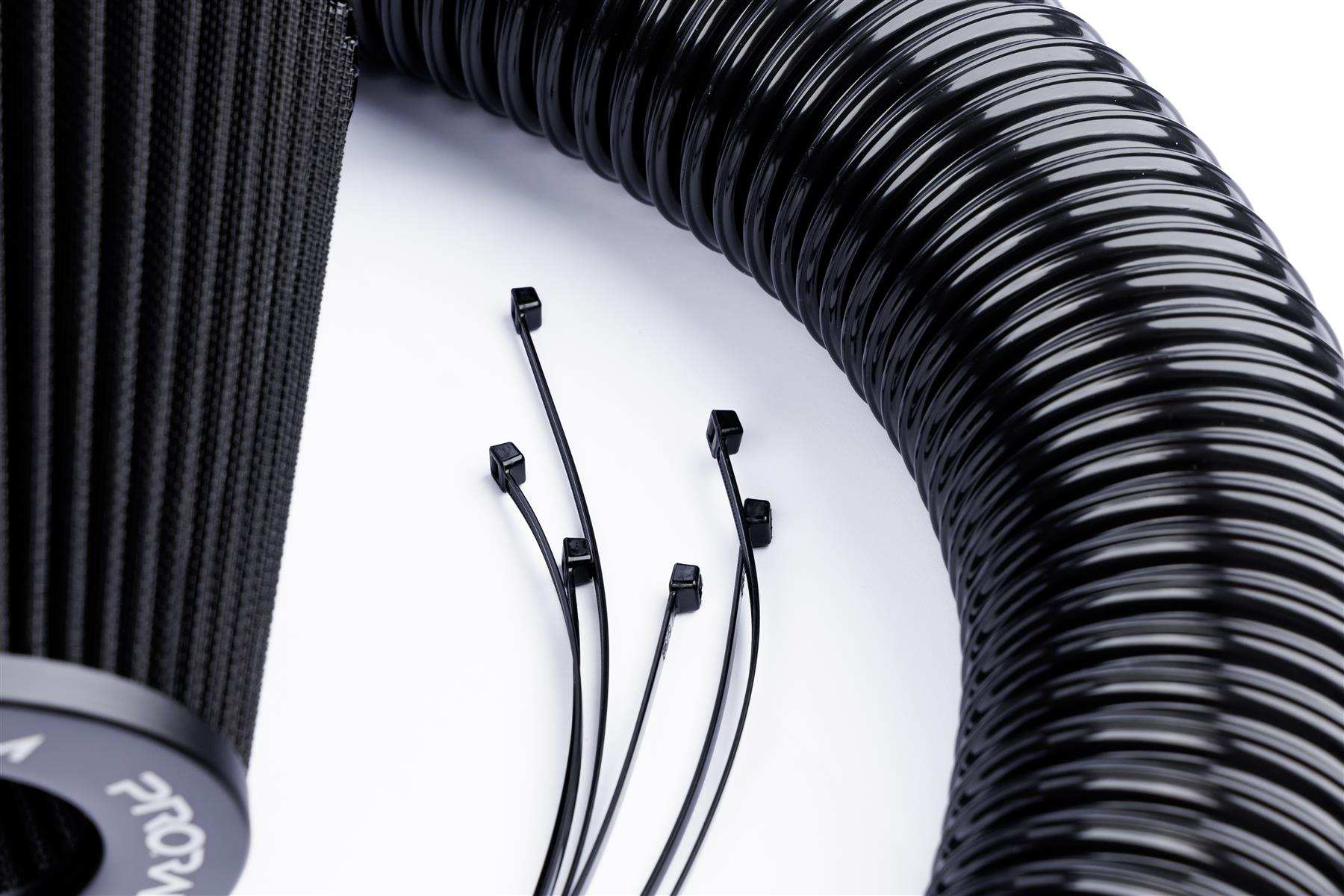 Performance Pleated Induction Kit for VW MK5 Golf R32 3.2 V6 - Black Hoses - Performance HQ - United Kingdom