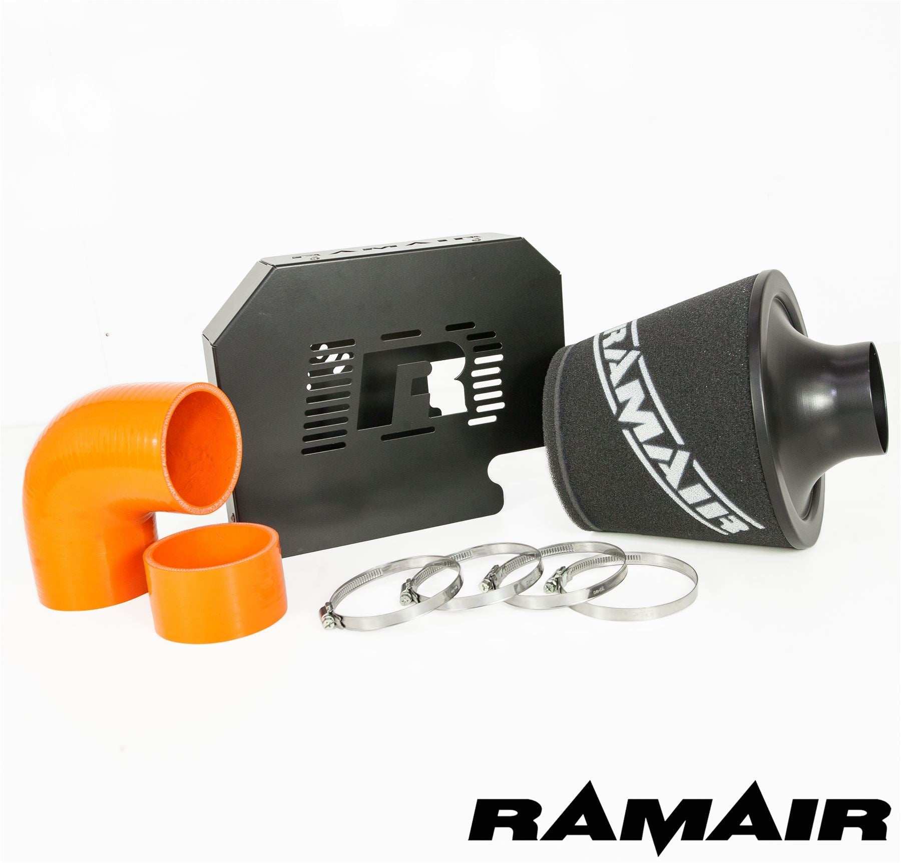 Performance Foam Induction Kit for MK2 Focus ST with ECU Holder - Orange Hoses - Performance HQ - United Kingdom