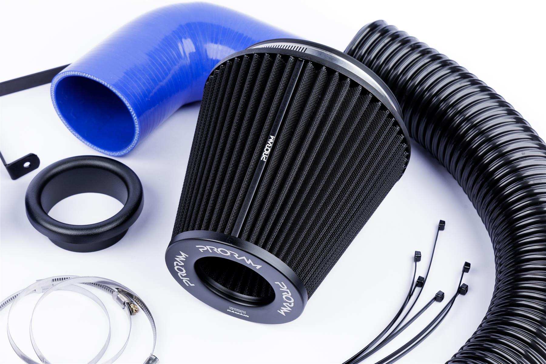 Performance Pleated Induction Kit for VW MK5 Golf R32 3.2 V6 - Blue Hoses - Performance HQ - United Kingdom